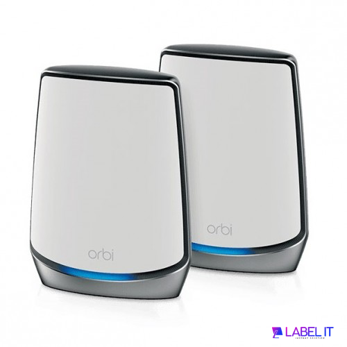 Netgear Orbi RBK852 AX6000 6Gbps Tri-Band Mesh WiFi 6 Router (2 Pack)