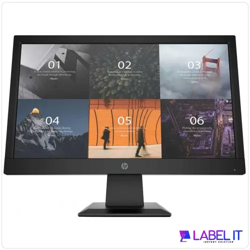 18.5" monitor with a WXGA resolution, HDMI and VGA connectivity, and Low Blue Light technology for reduced eye strain. Energy-efficient and backed by a 3-year warranty.