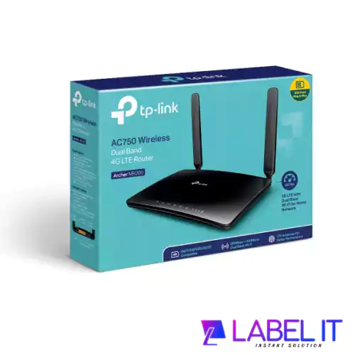 TP-Link Archer MR200 V4 AC750 Wireless Dual Band 4G LTE Router (3G4G)