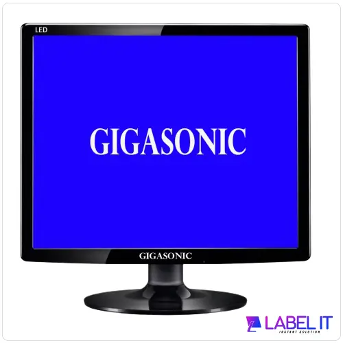 Gigasonic 17" LED Monitor: Superior clarity, swift response, and sleek design for a seamless blend of performance and aesthetic excellence.