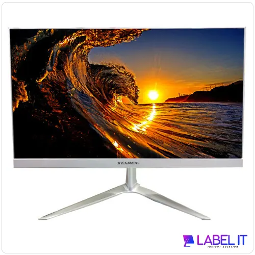 STAREX 21.5" HD monitor - vibrant visuals, anti-glare comfort. A reliable display solution backed by a 1-year warranty.