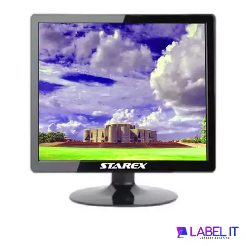 HD-LED-BL-G5 17-inch monitor with 10000:1 contrast, 5ms response, and 1080p resolution. Ideal for gaming and work, ensuring vivid visuals and seamless connectivity through VGA.