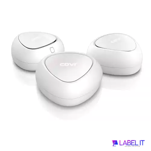 D-Link COVR-C1203 (3 pack) AC1200 Wireless Dual-Band Whole Home Mesh Wi-Fi System Router